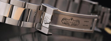 rolex clasp with codes displayed