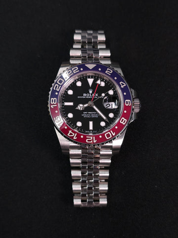 Pre-Owned - Steel Rolex GMT-Master II 40MM 126710BLRO