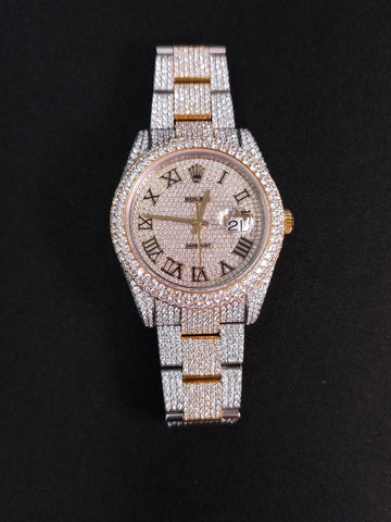 Pre-Owned - Custom Diamond Two Tone Rolex DateJust 41MM 126334