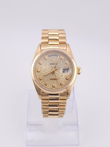 Pre-Owned - Vintage 18K Yellow Gold Rolex Day-Date 36MM 18038