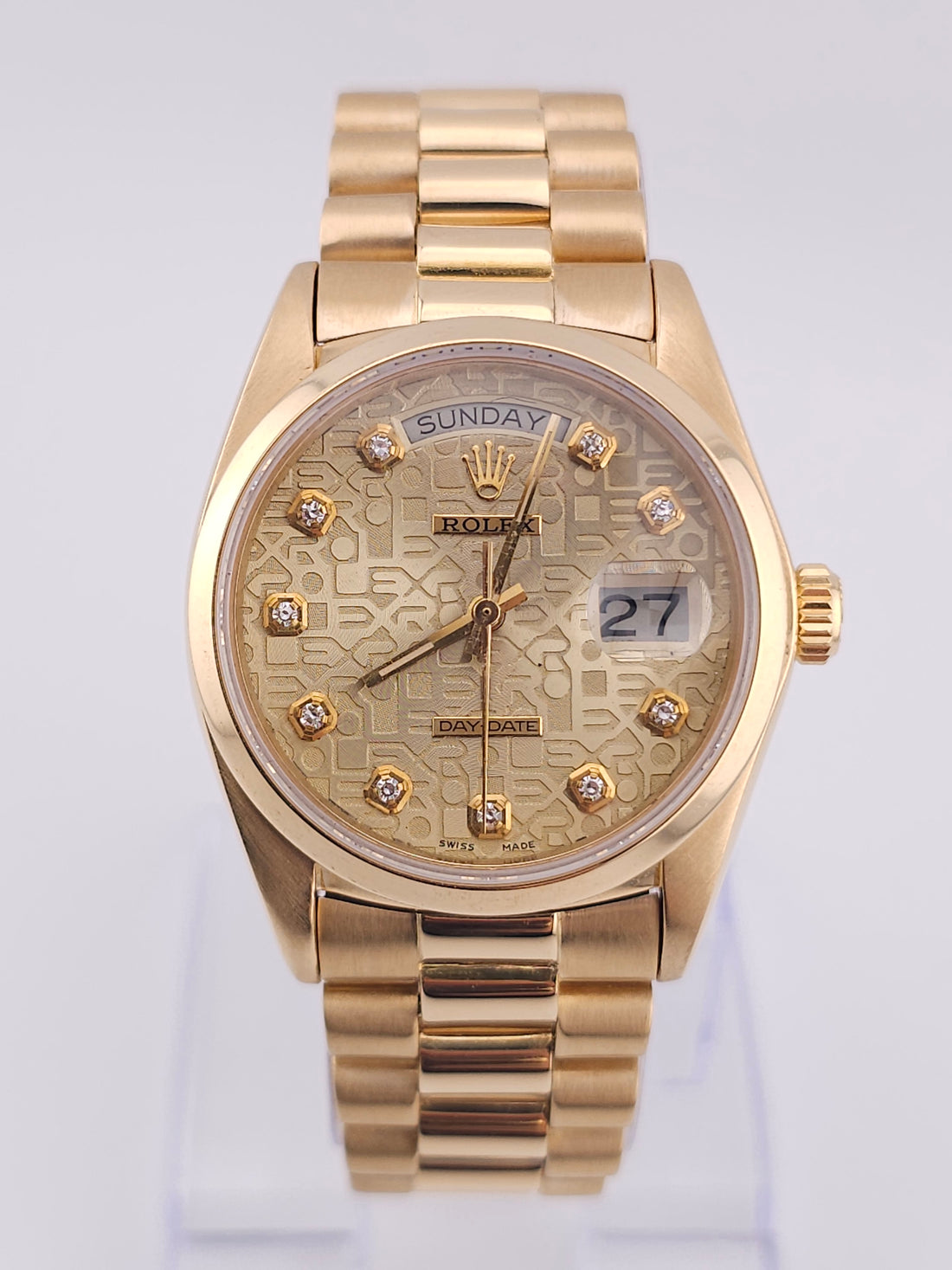 Pre-Owned - Vintage 18K Yellow Gold Rolex Day-Date 36MM 18038