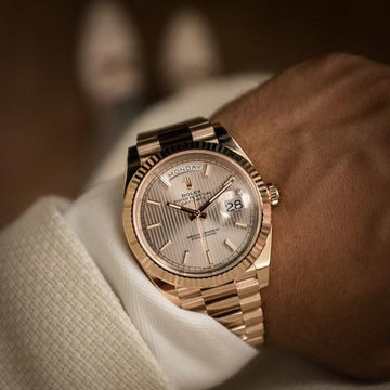 recently serviced rolex watch