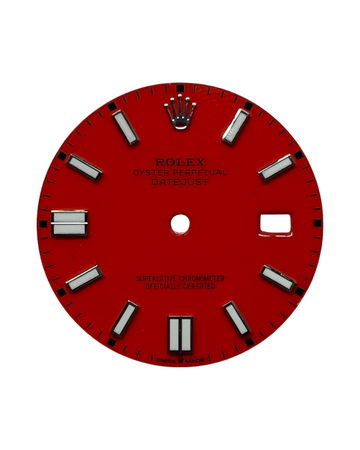 Custom Red DateJust 40MM Index Dial