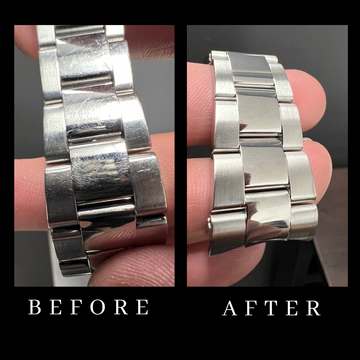stainless steel rolex bracelet polished
