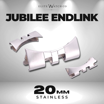 Pre-Owned Stainless Steel Jubilee Endlinks - 20mm Lug Width
