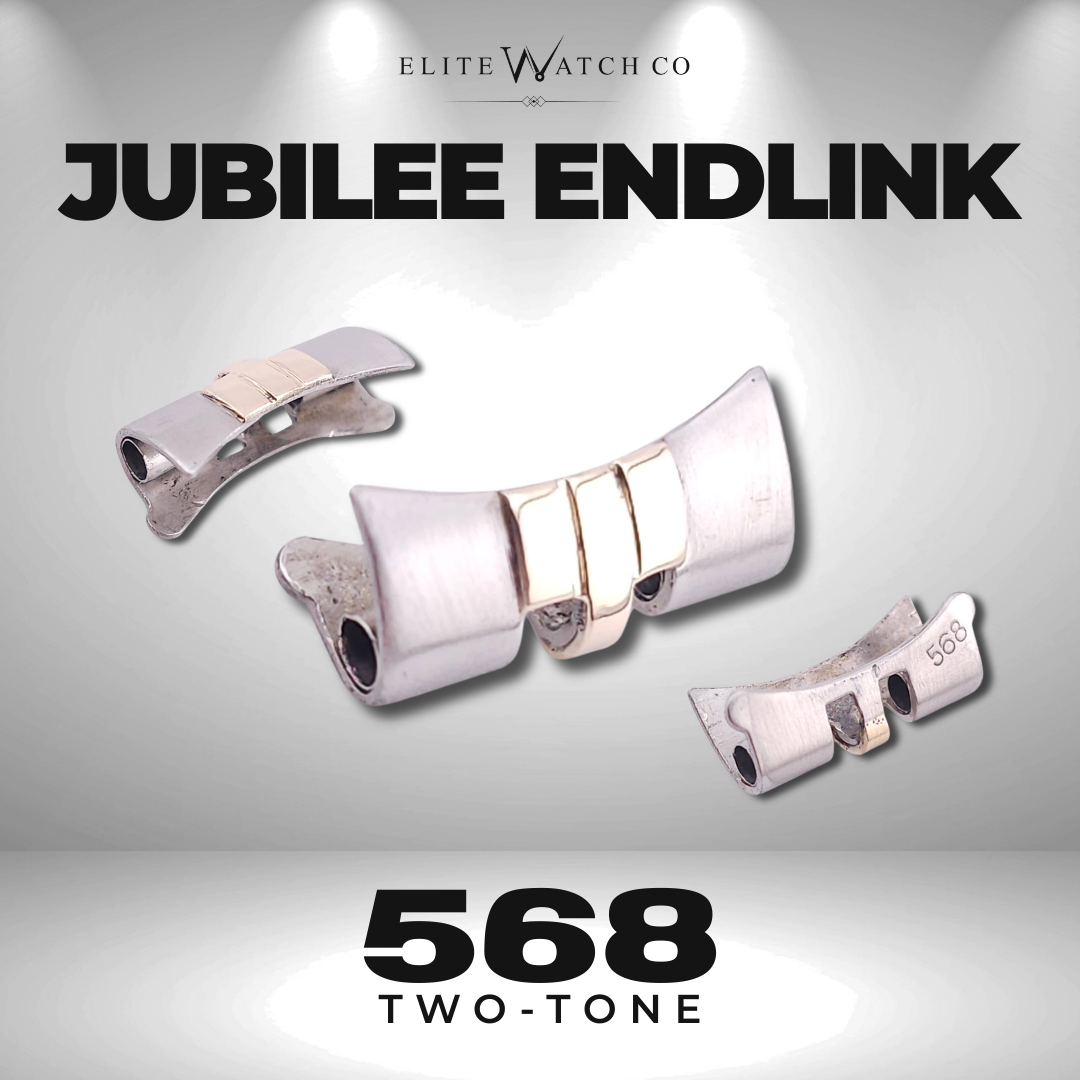 Pre-Owned Two-tone Jubilee Endlinks - 13mm Lug Width