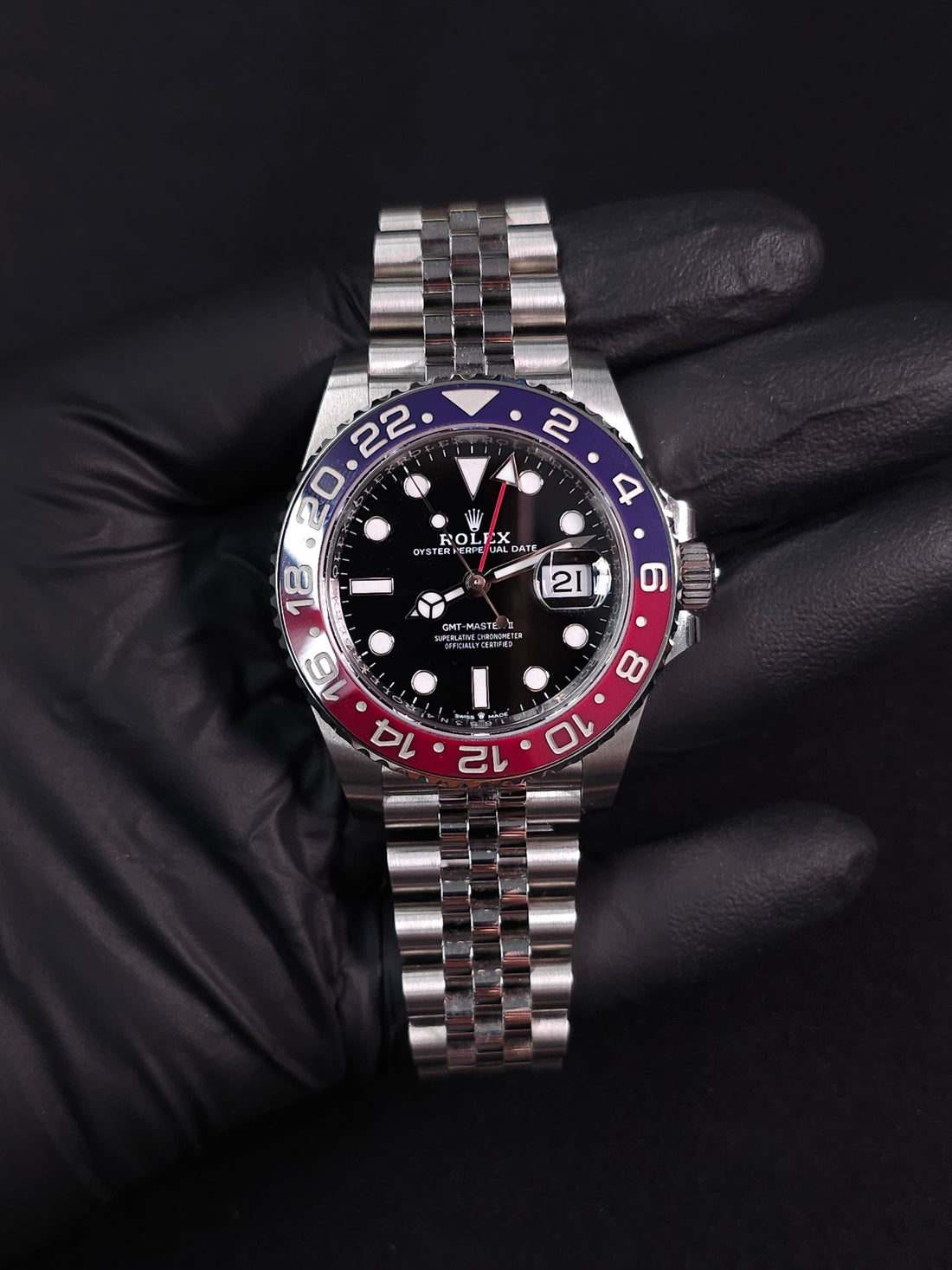 Pre-Owned - Steel Rolex GMT-Master II 40MM 126710BLRO