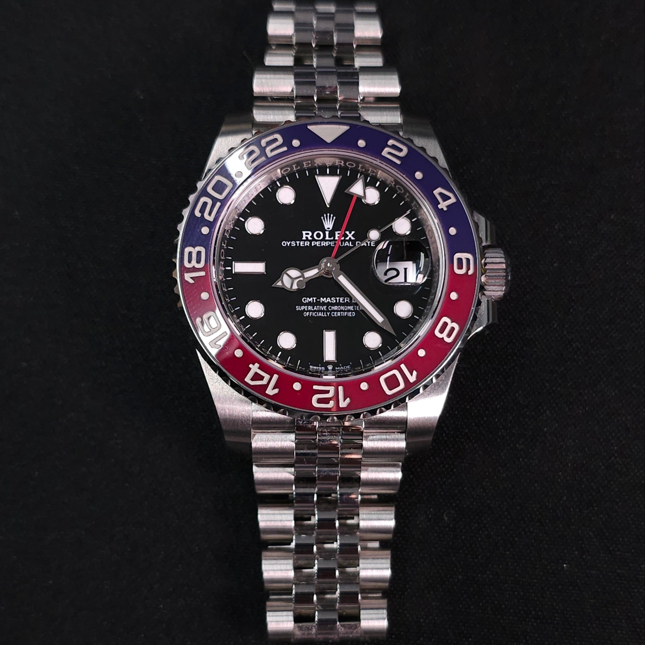 Pre-Owned - Steel Rolex GMT-Master II 40MM 126710BLRO