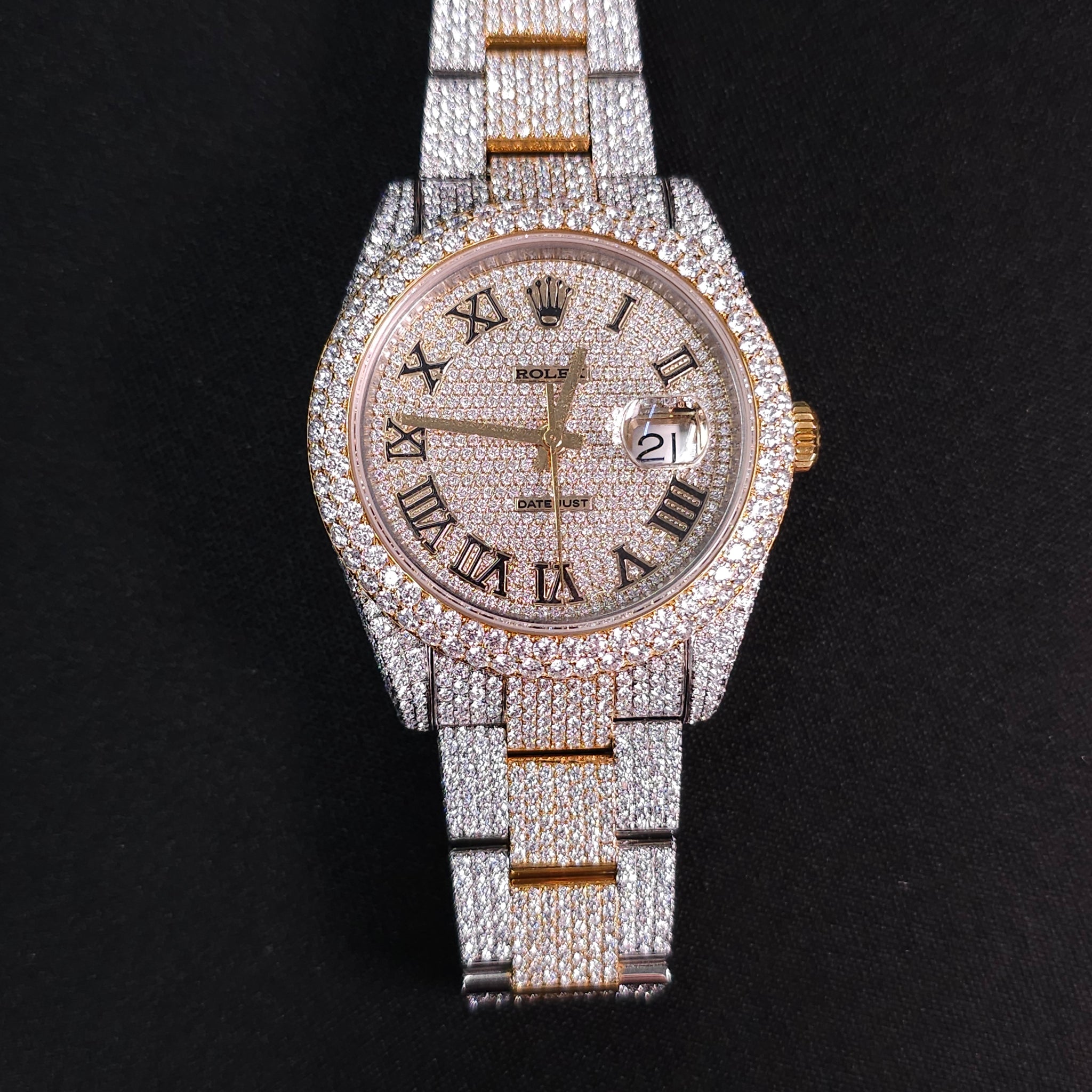 Pre-Owned - Custom Diamond Two Tone Rolex DateJust 41MM 126334