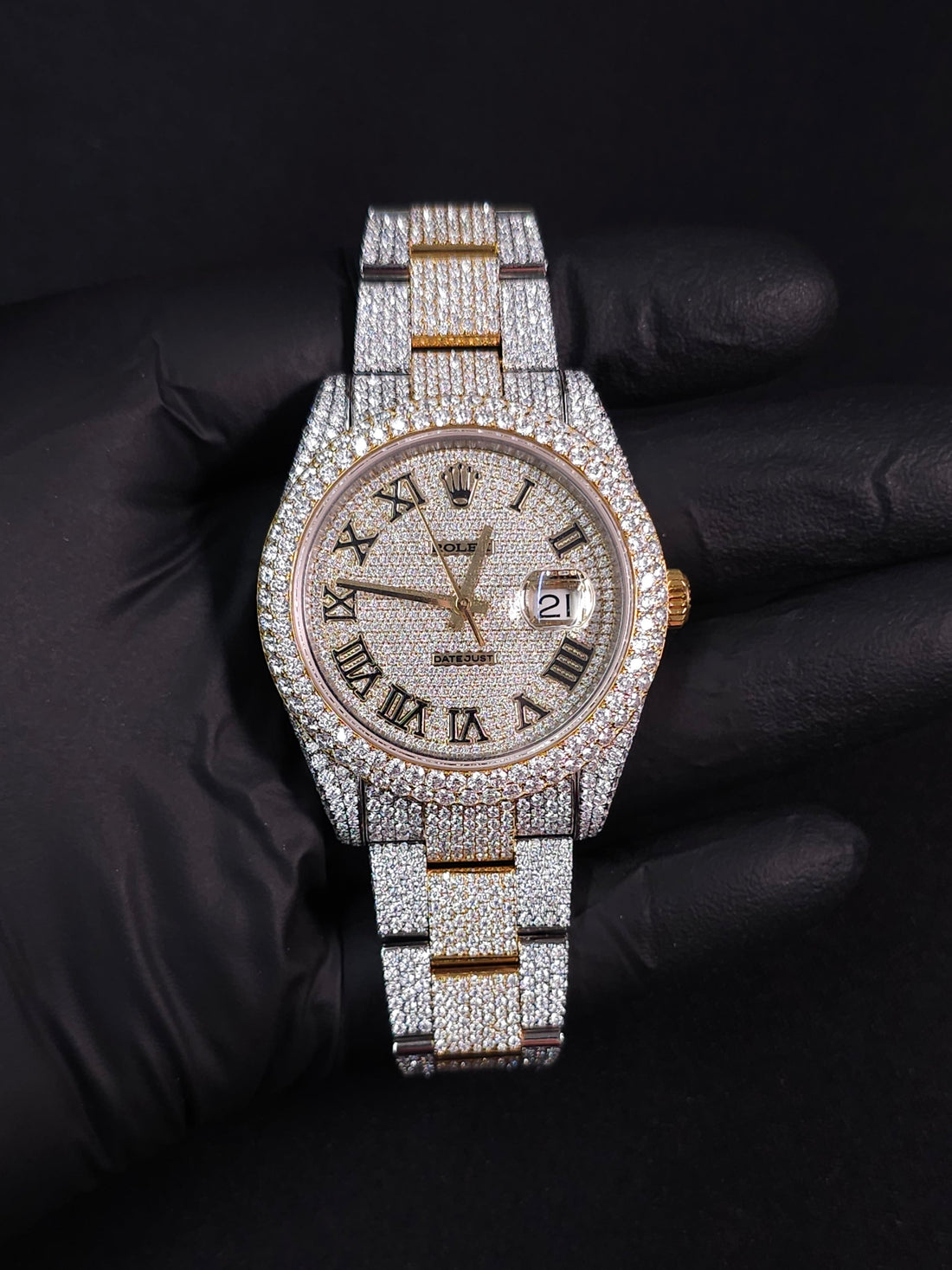 Pre-Owned - Custom Diamond Two Tone Rolex DateJust 41MM 126334
