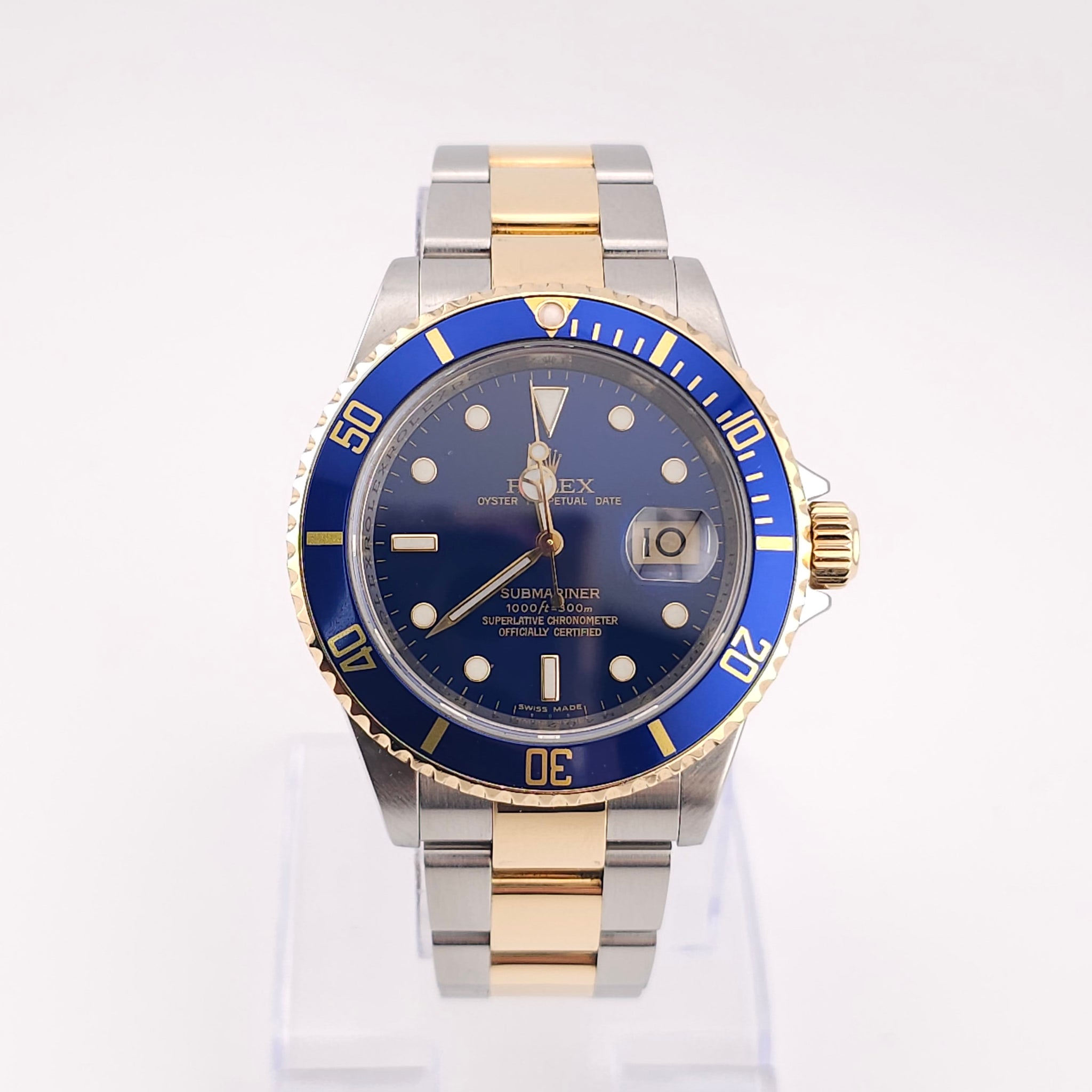 Pre-Owned - Two Tone Rolex Submariner 40MM 16613 "Bluesy" *In Stock*