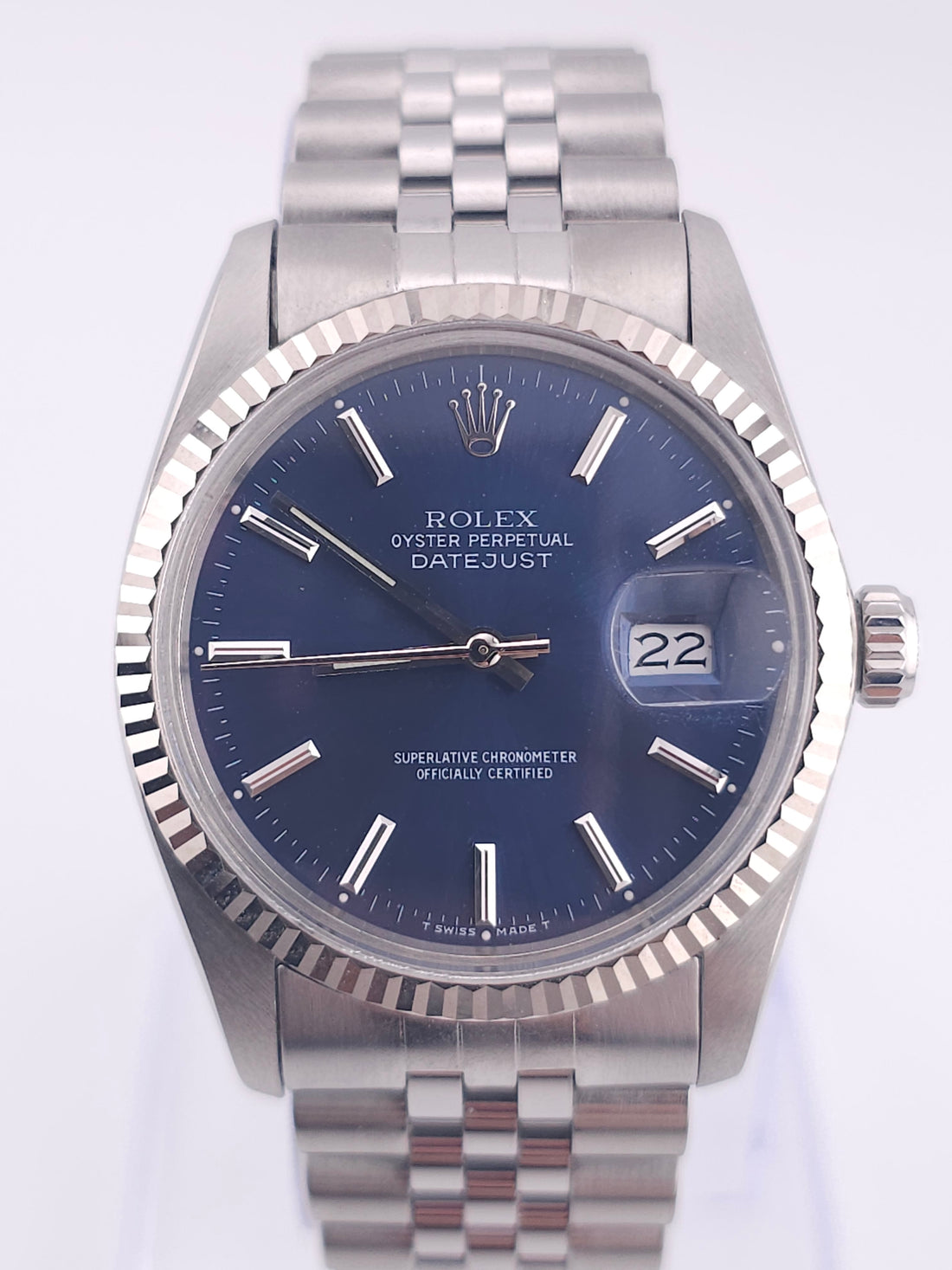 Pre-Owned - Vintage Stainless Steel Rolex DateJust 36MM 16014