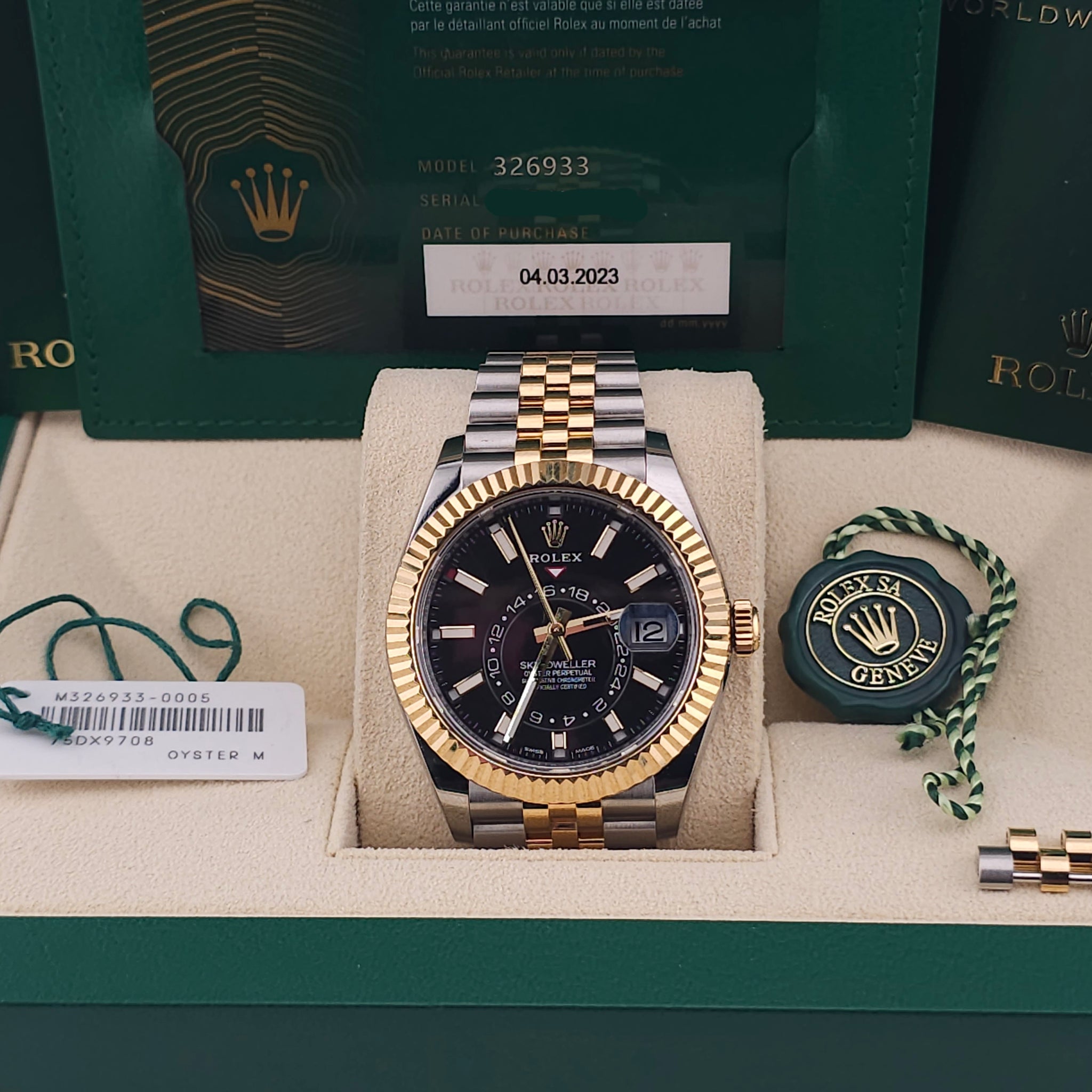 Pre-Owned - Two Tone Rolex Sky-Dweller 42MM 326933  *In Stock*