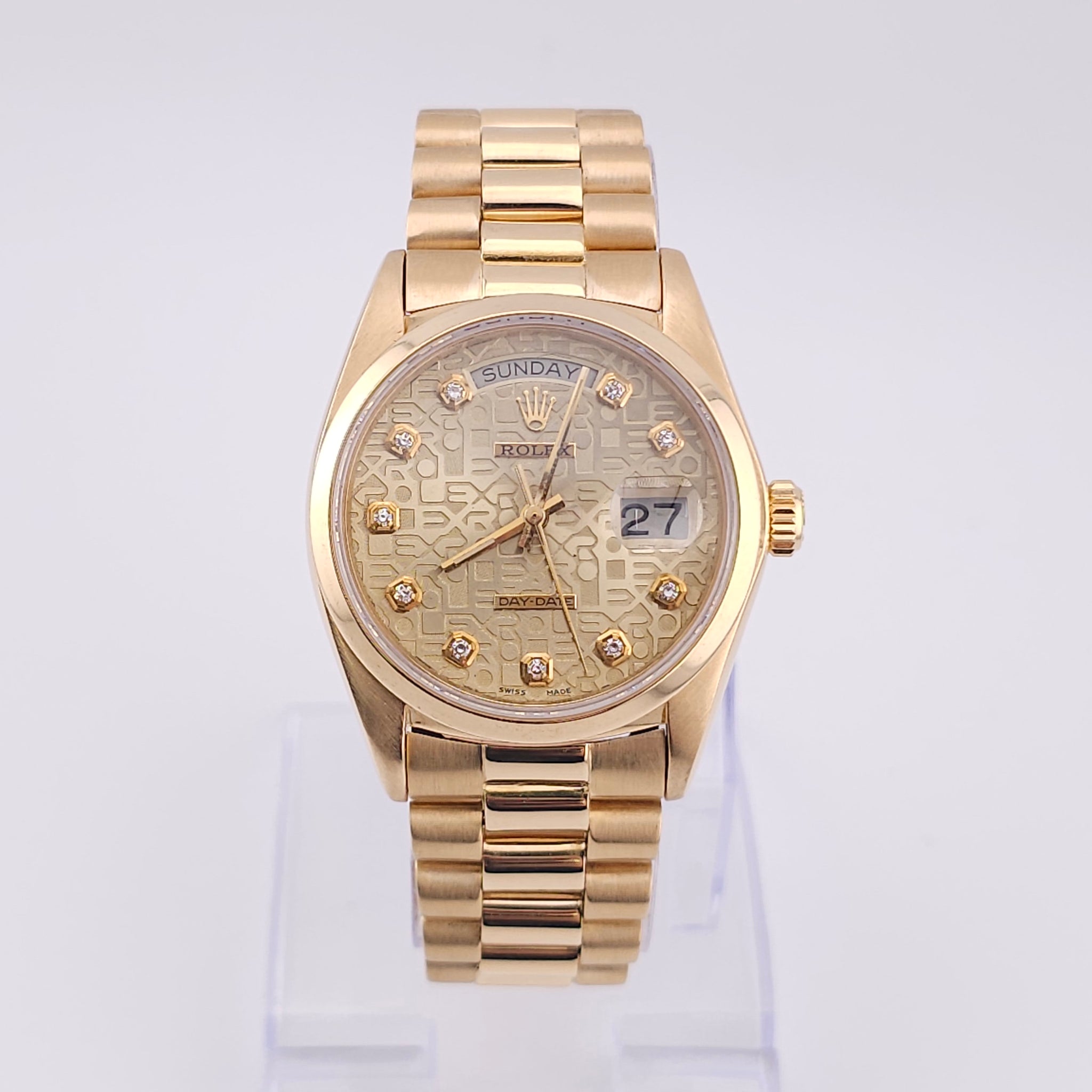 Pre-Owned - Vintage 18K Yellow Gold Rolex Day-Date 36MM 18038