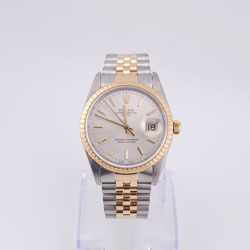 Pre-Owned - Vintage Two Tone Rolex Oyster Perpetual (Date) 34MM 15223 *In Stock*