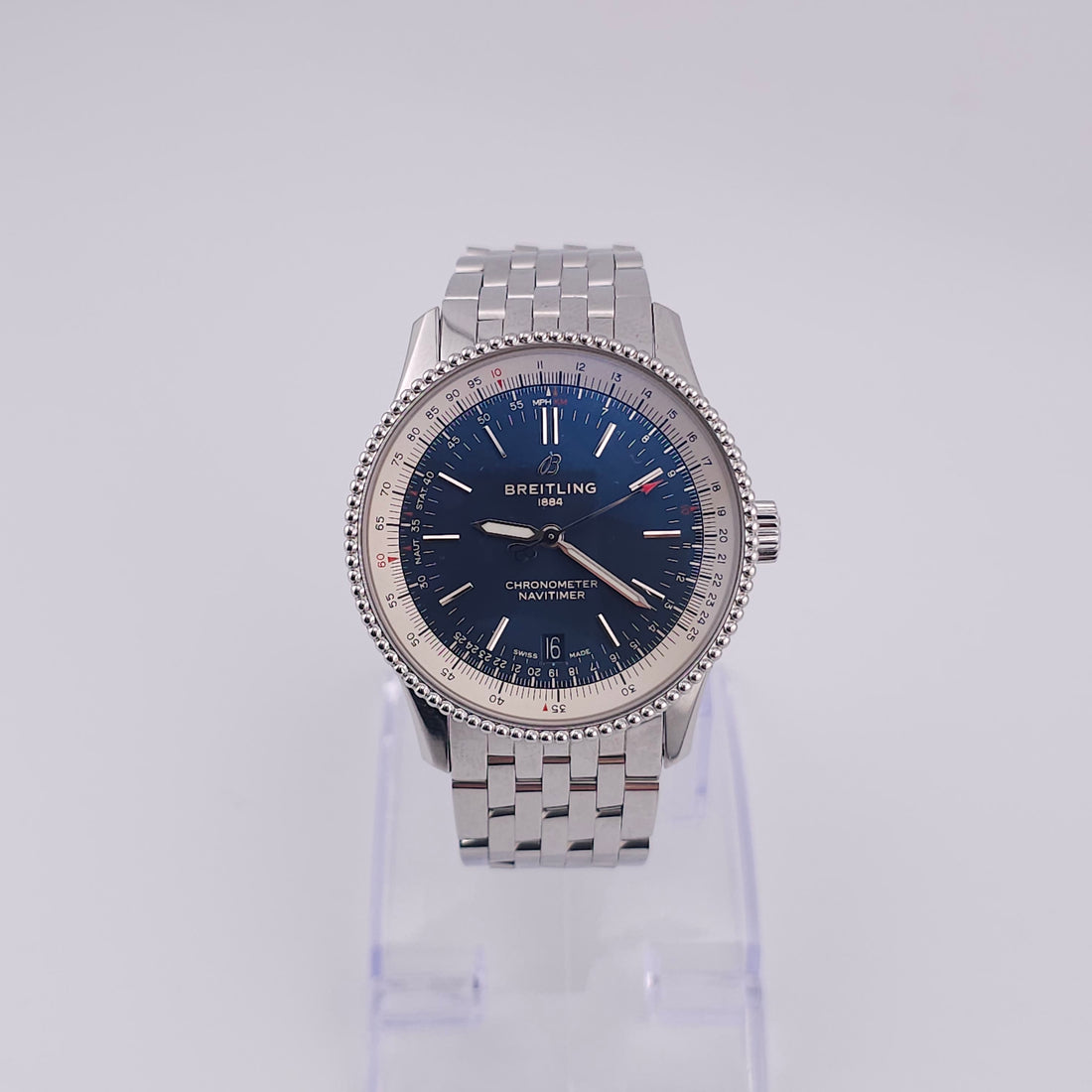 Pre-Owned - Stainless Steel Breitling Navitimer 38MM A17325 *In Stock*