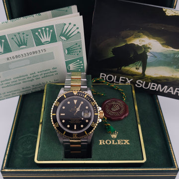 Pre-Owned - Vintage Two Tone Rolex Submariner 40MM 16803 *In Stock*