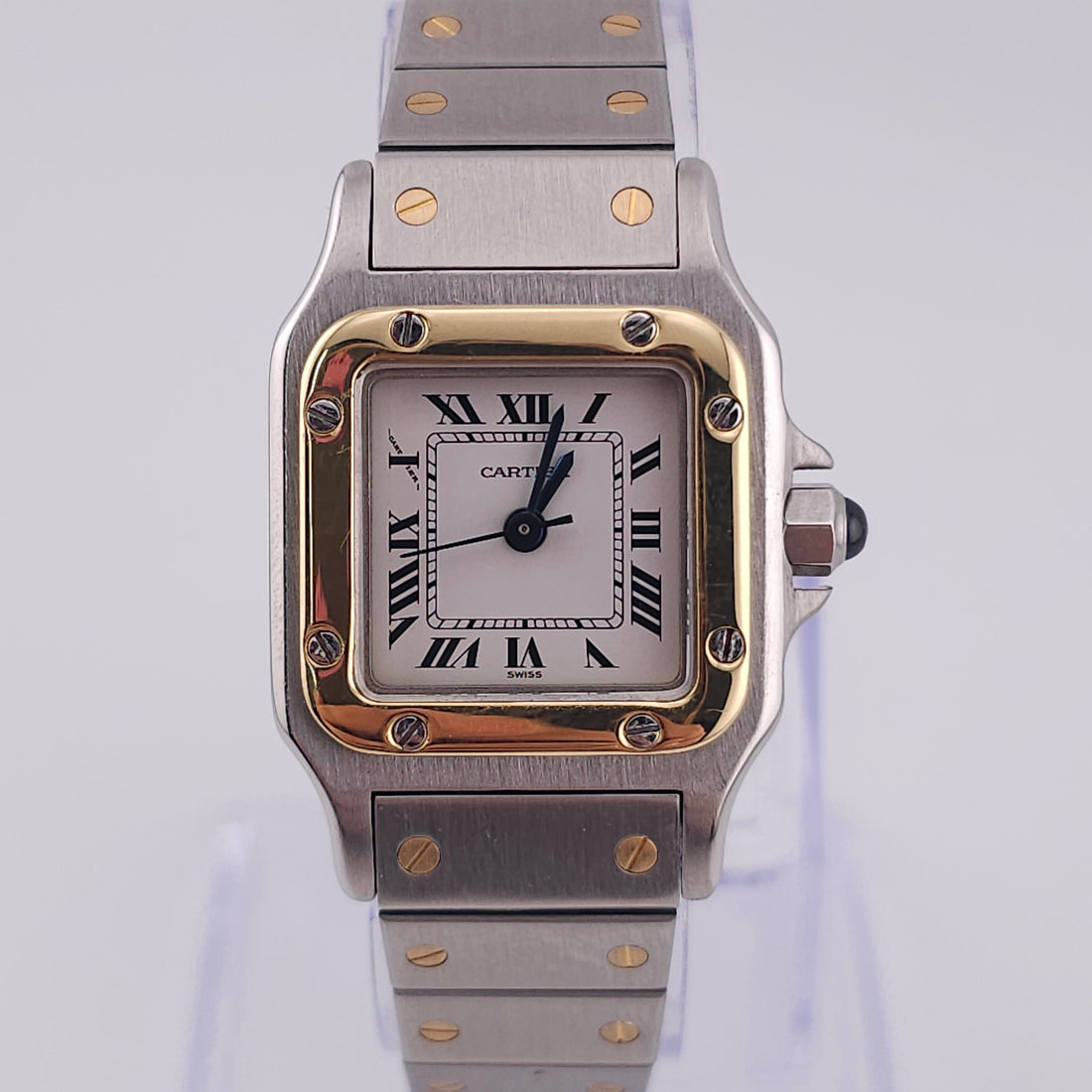 Pre-Owned - Vintage Two Tone Cartier Santos Galbee 23MM AC14.30GR *In Stock*