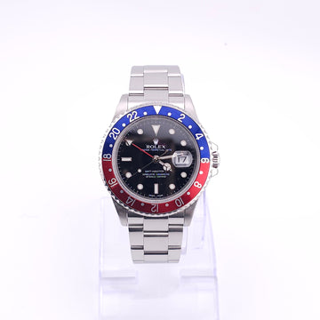 Pre-Owned - Stainless Steel Rolex GMT Master II 40MM 16710