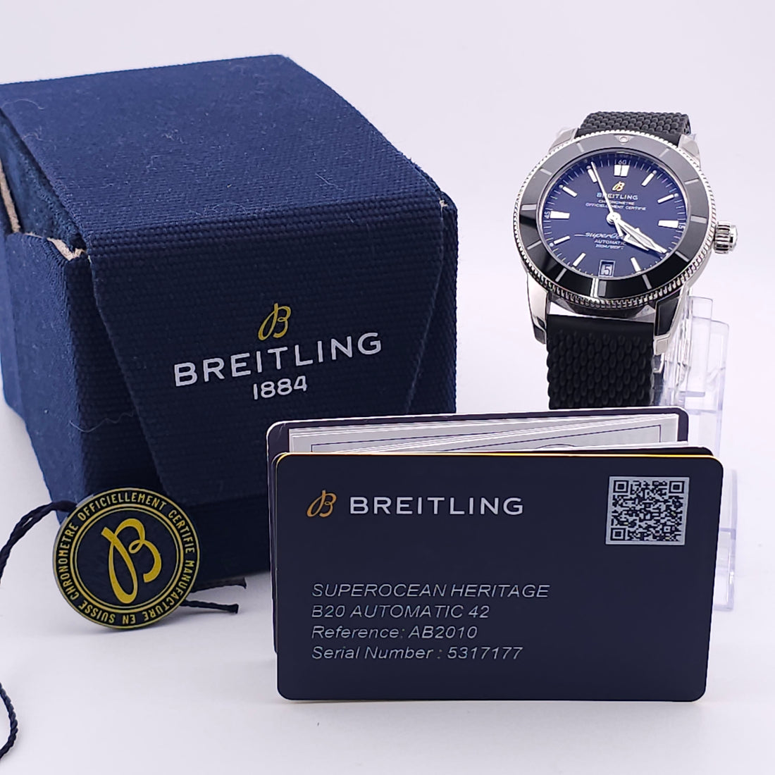 Pre-Owned - Stainless Steel Breitling SuperOcean Heritage 42MM AB2010 *In Stock*