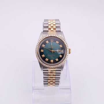Pre-Owned - Two Tone Custom Rolex DateJust 36MM 16013 *In Stock*