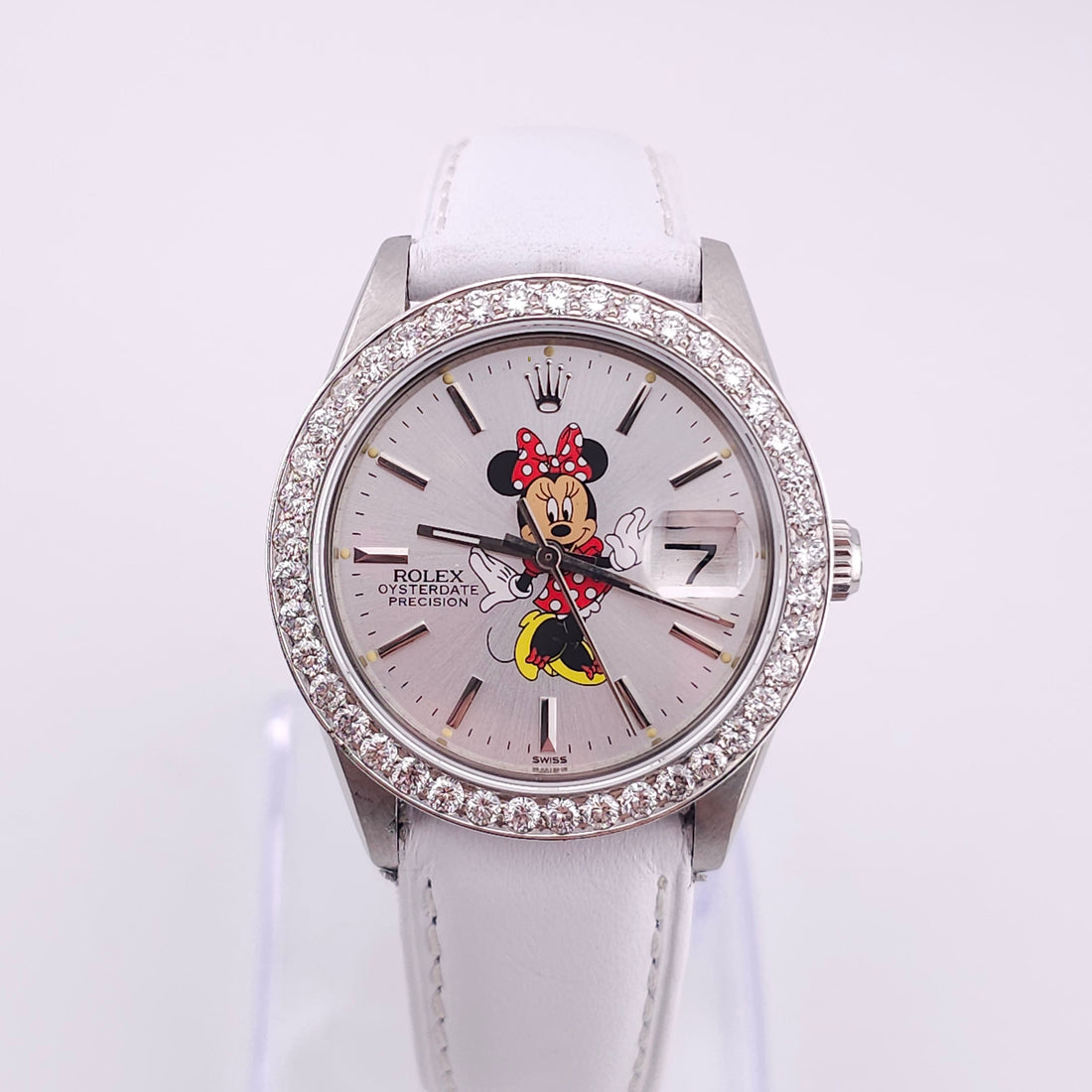 Pre-Owned - Stainless Steel Custom Rolex Oyster Precision (Date) 34MM 6694 *In Stock*