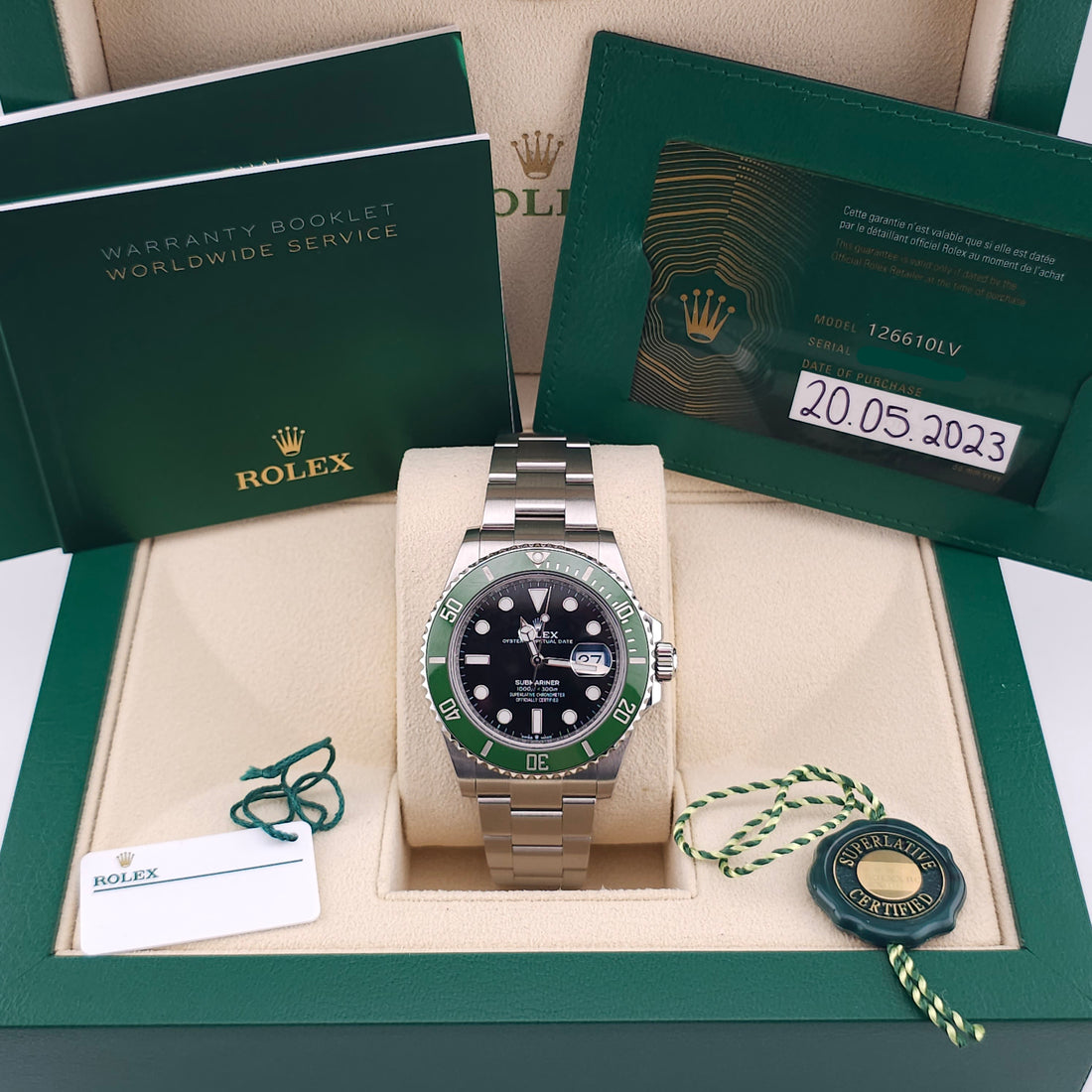 Pre-Owned - Stainless Steel Rolex Submariner "Starbucks" 41MM 126610LV *In Stock*
