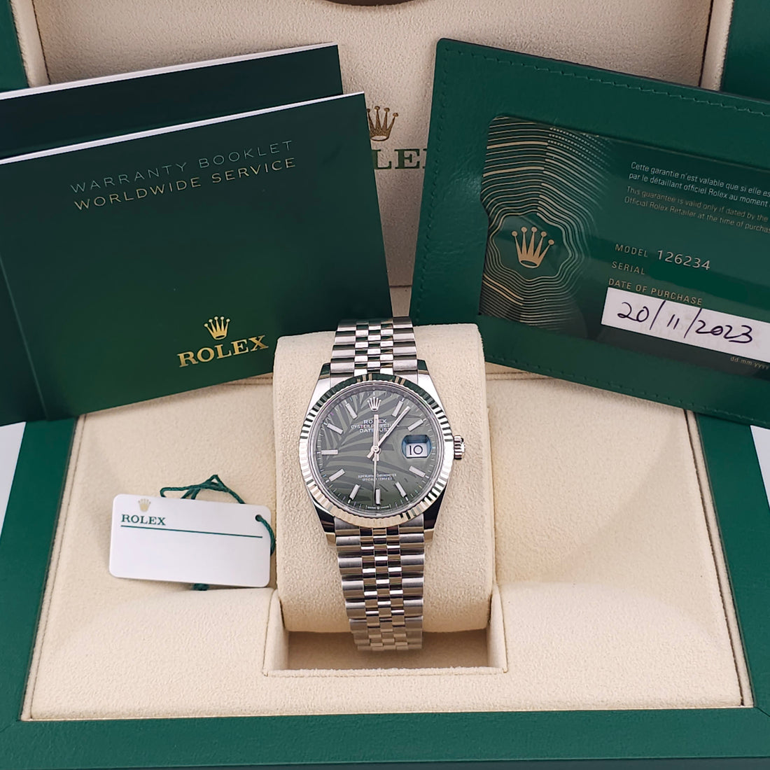 Pre-Owned - Stainless Steel Rolex DateJust 36MM 126234 *In Stock*