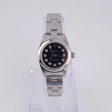 Pre-Owned - Stainless Steel Rolex Ladies Osyter Perpetual 24MM 76080 *In Stock*