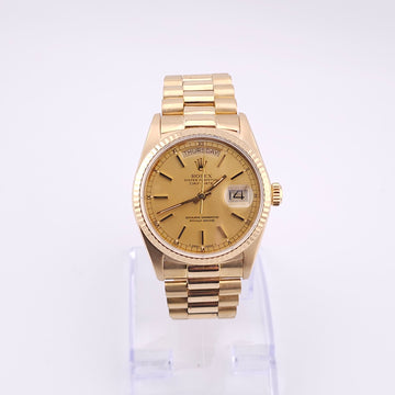 Pre-Owned - Vintage 18K Yellow Gold Rolex Day-Date 36MM 18038 *In Stock*