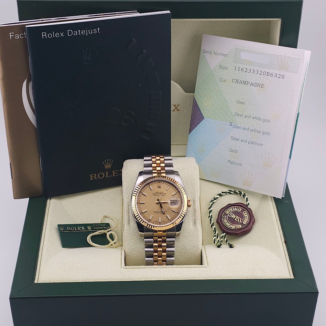 Pre-Owned - Two Tone Rolex DateJust 36MM 116233