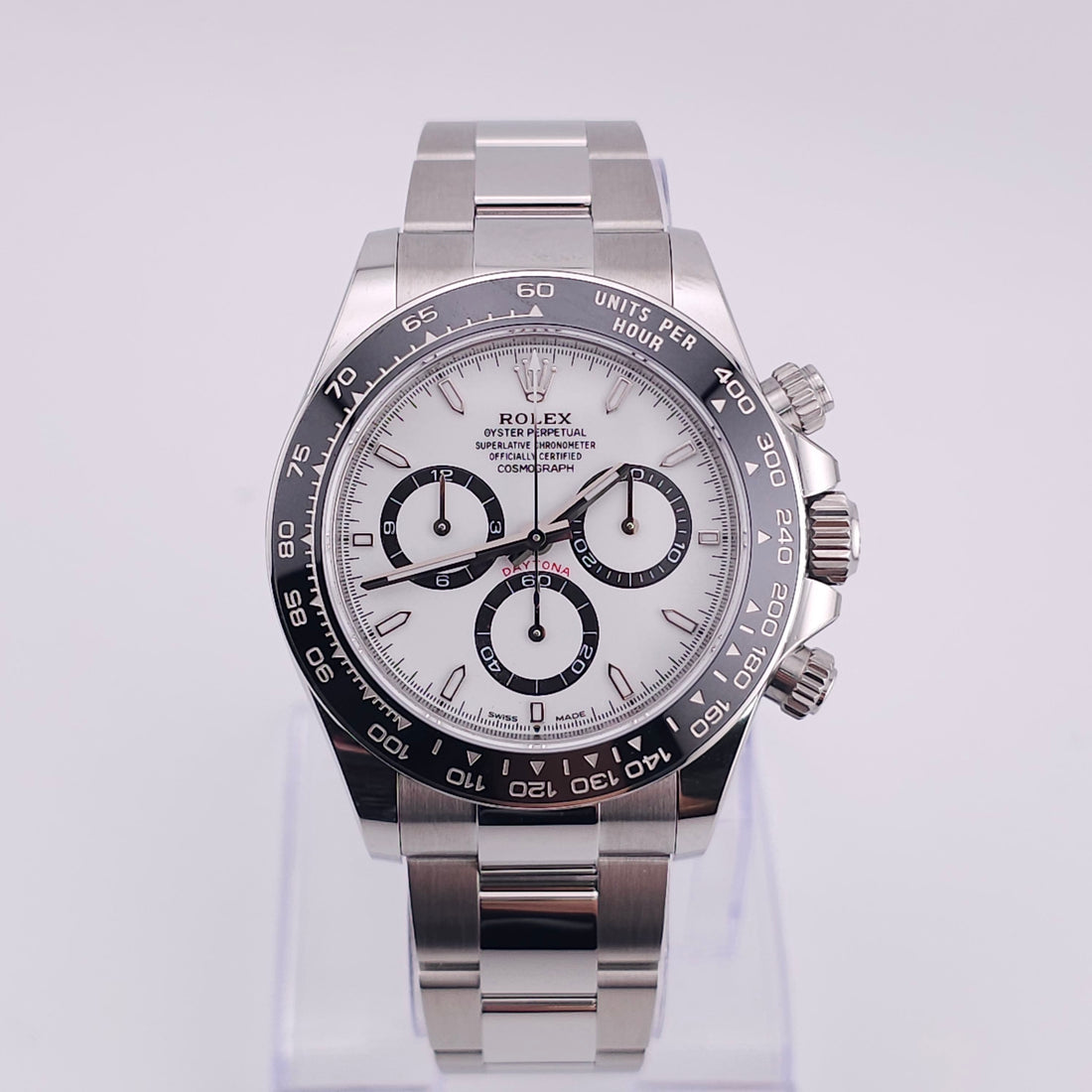Pre-Owned - Stainless Steel Rolex Daytona "Panda" 40MM 126500LN