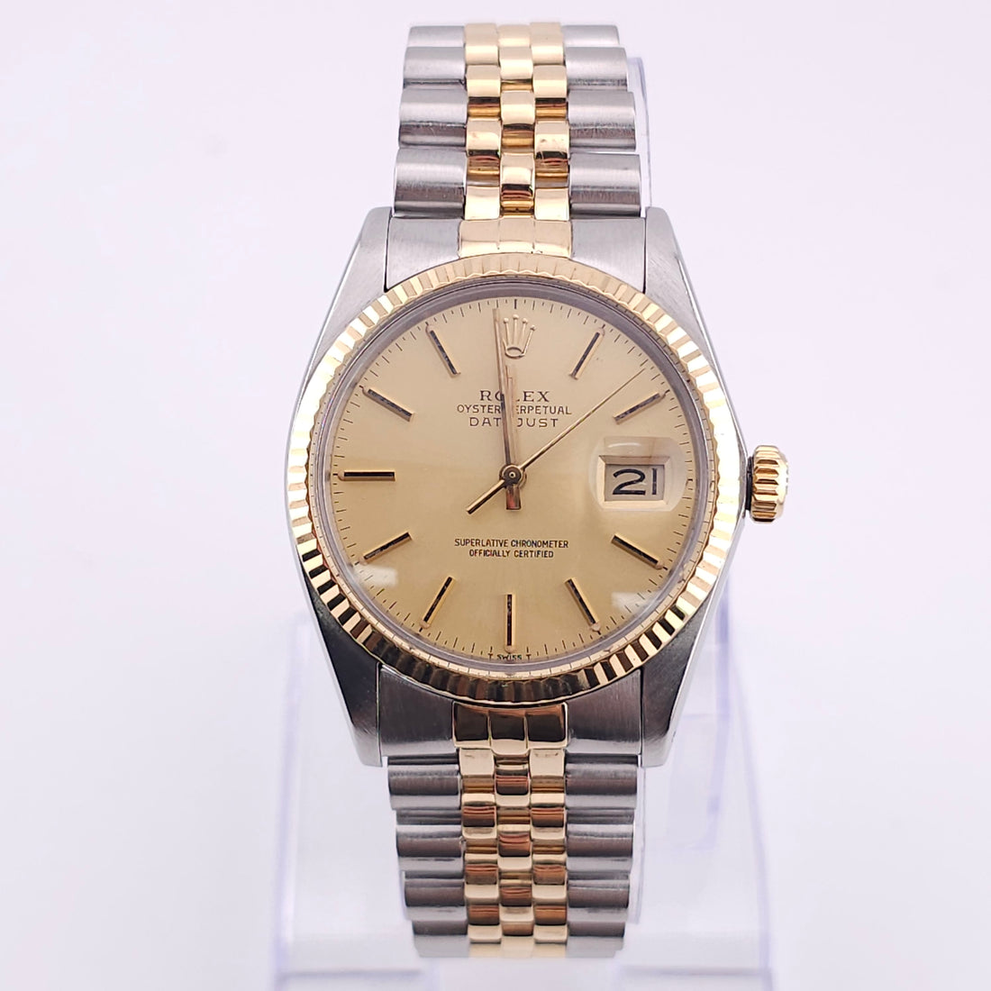 Pre-Owned - Vintage Two Tone Rolex DateJust 36MM 16013