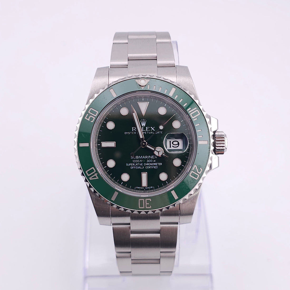 Pre-Owned - Stainless Steel Rolex Submariner "Hulk" 40MM 116610V