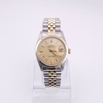 Rolex Datejust Champagne Dial 36MM 16013 Pre Owned