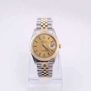 Rolex Datejust Champagne Dial 36MM 16233 Pre Owned