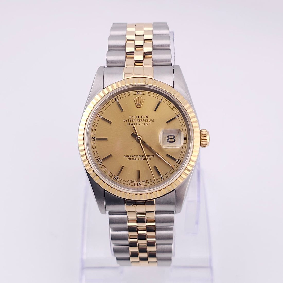 Rolex Datejust Champagne Dial 36MM 16233 Pre Owned