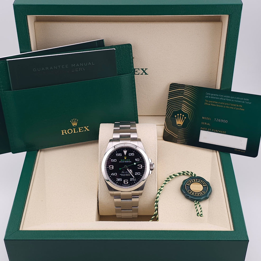 Rolex Air-King Black Dial 40MM 126900 Pre Owned