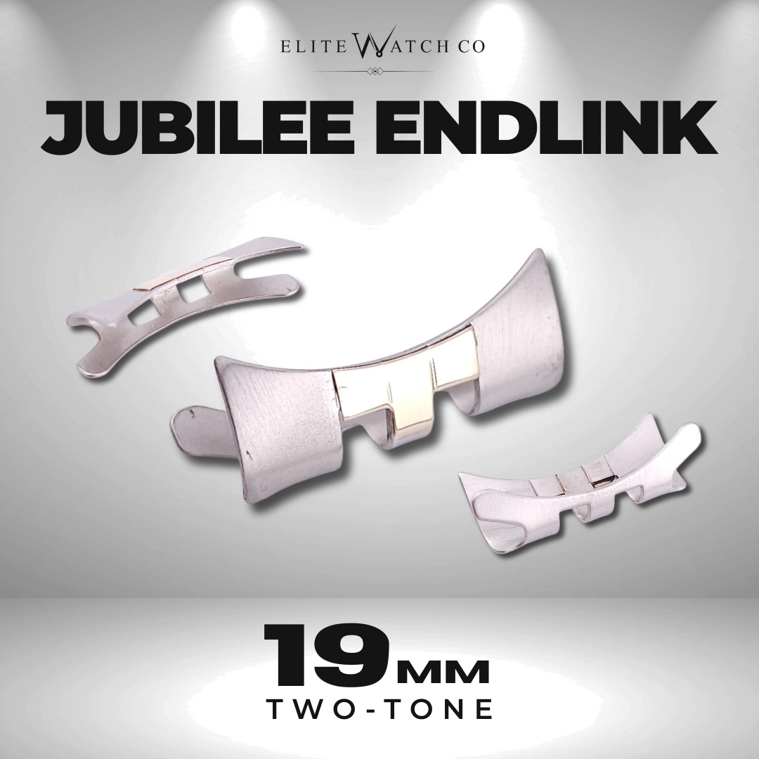 Pre-Owned Two-tone Jubilee Endlinks - 19mm Lug Width