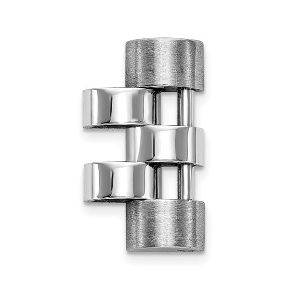 Preowned Stainless Steel Hollow Jubilee Links 9.8mm - Ladies