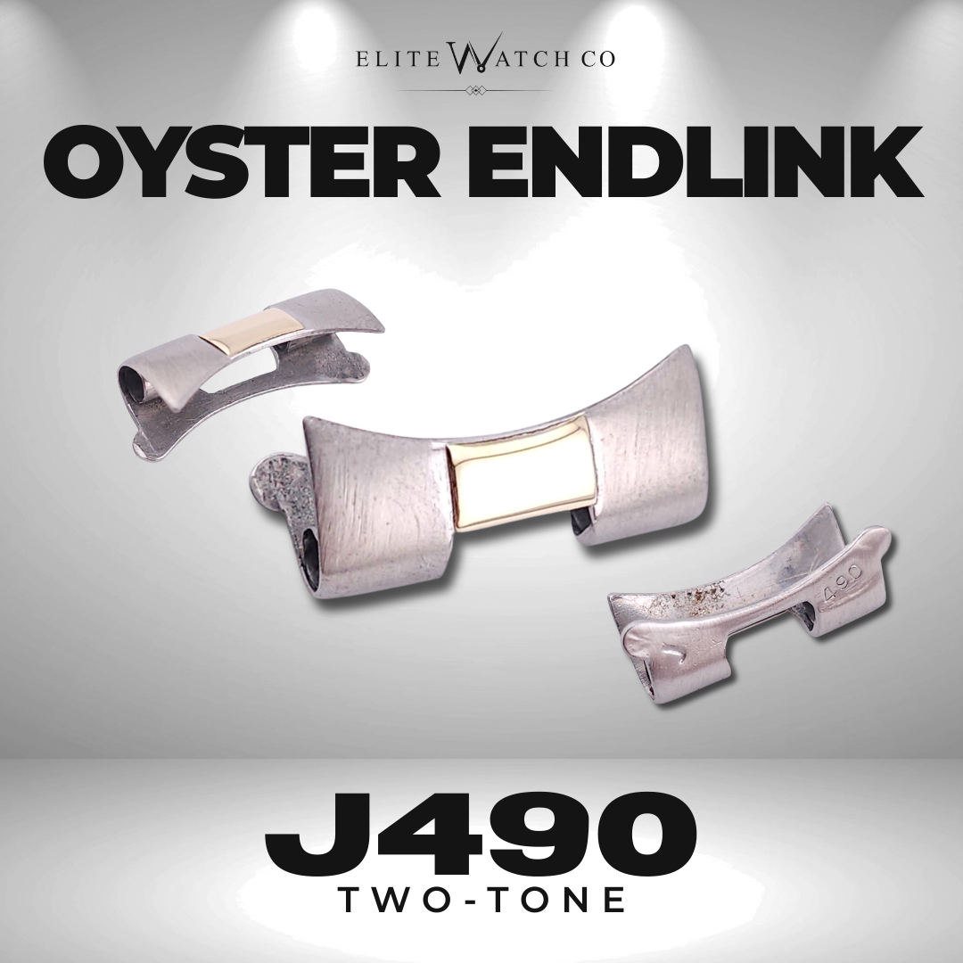 Pre-Owned Two-tone Oyster Endlinks - 13mm Lug Width