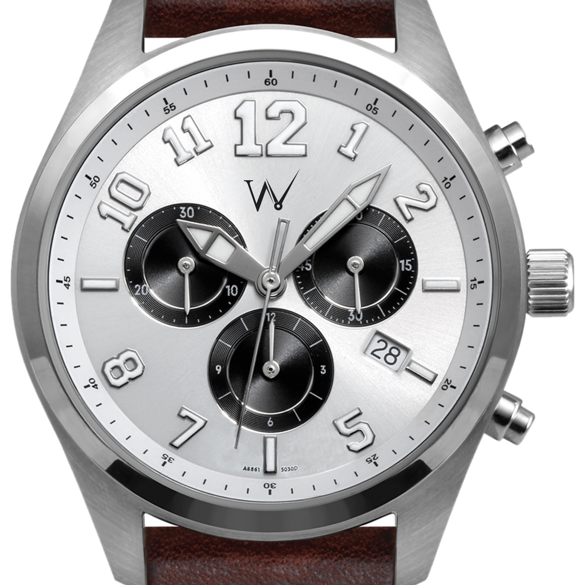 A - A8861W/S-WHT/BRN