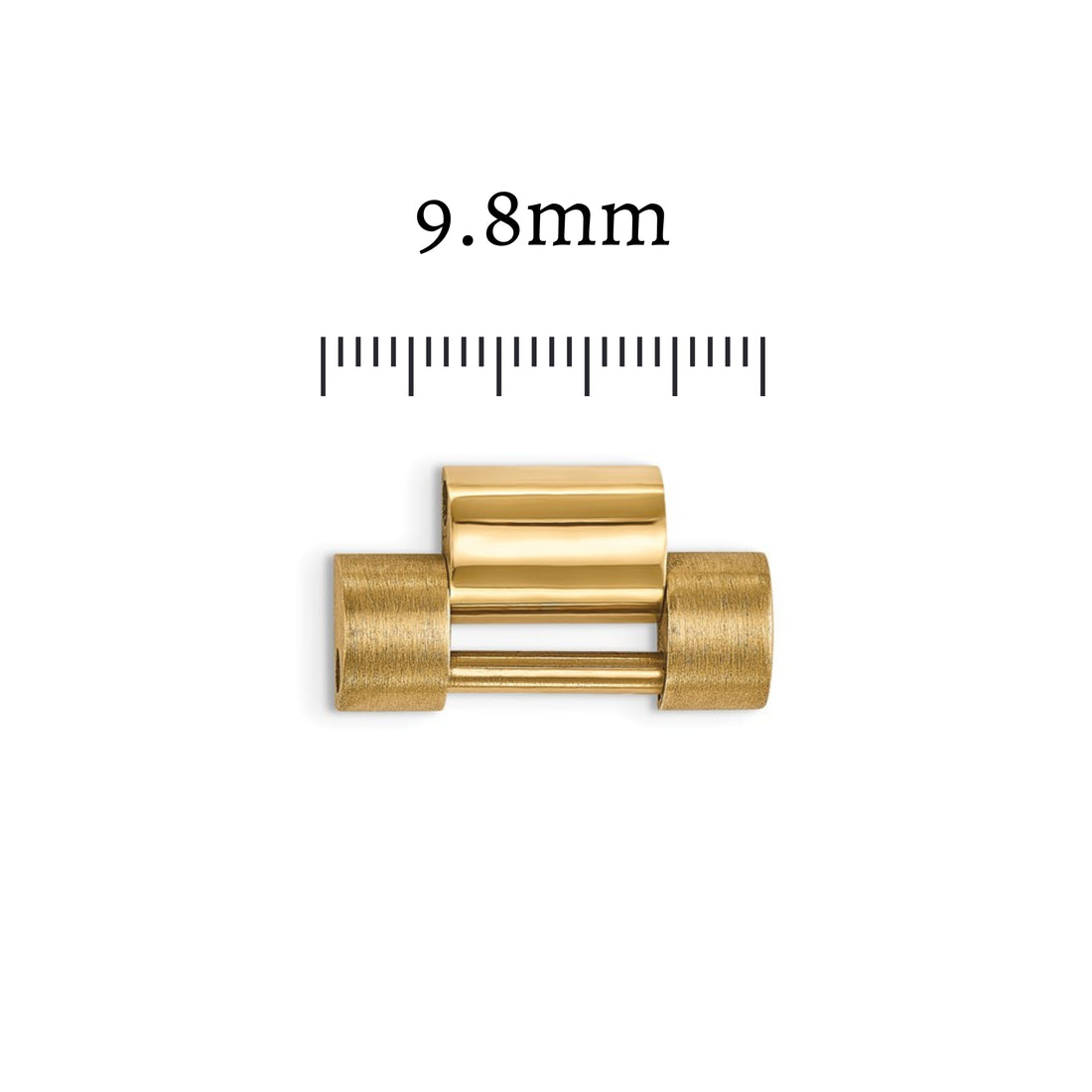 Preowned 18kt Yellow Gold Solid President Link 9.8mm - Lady's